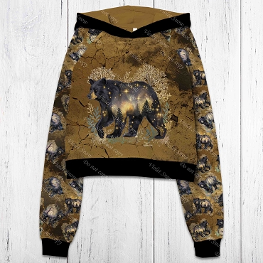 Bearly Autumn black bear 2  Panel